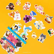 Cookie Run - Brave Adventure Pouch Sticker Set - Cookie Run - Sticker - Harumio