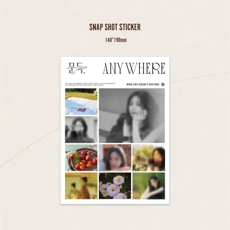 Kim Min Ju - 2024 Season's Greetings - Play Company Co., Ltd. / KQ Entertainment - Merchandise - Harumio