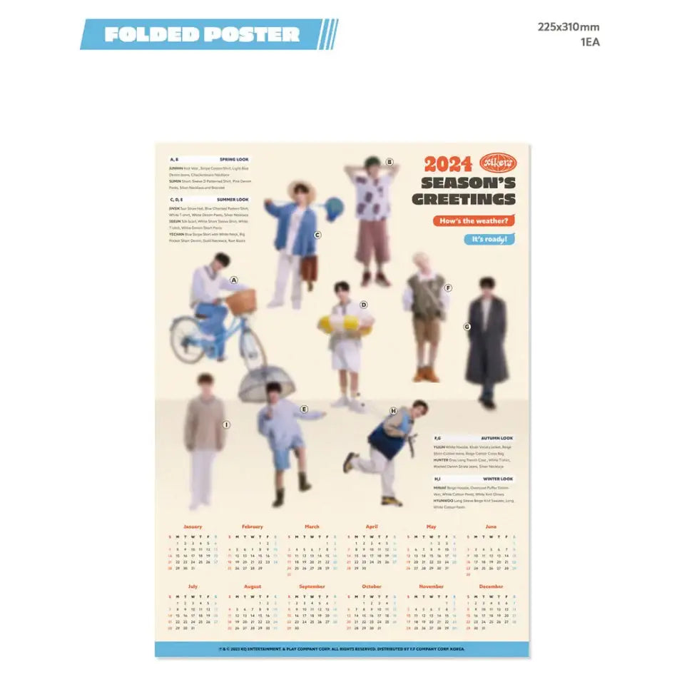 xikers - 2024 Season's Greetings - Play Company Co., Ltd. / KQ Entertainment - Merchandise - Harumio