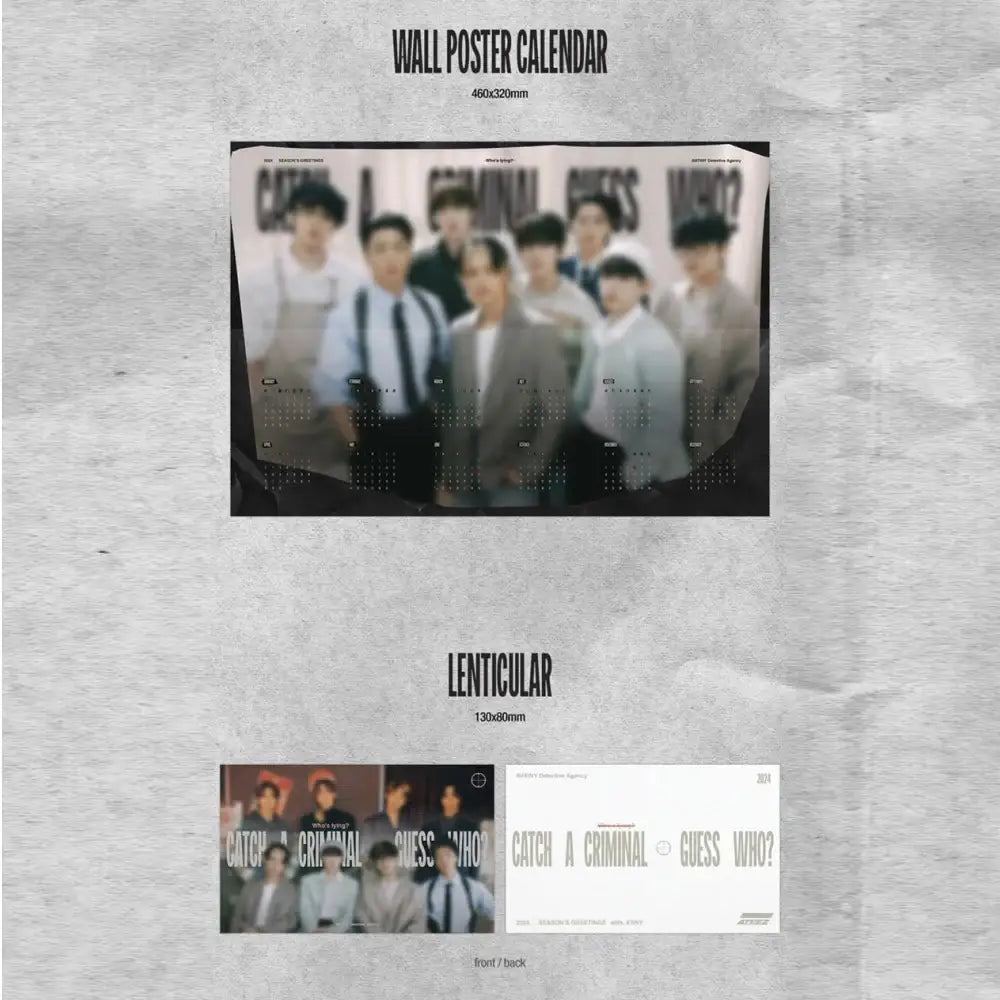 ATEEZ - 2024 Season's Greetings - Play Company Co., Ltd. / KQ Entertainment - Merchandise - Harumio