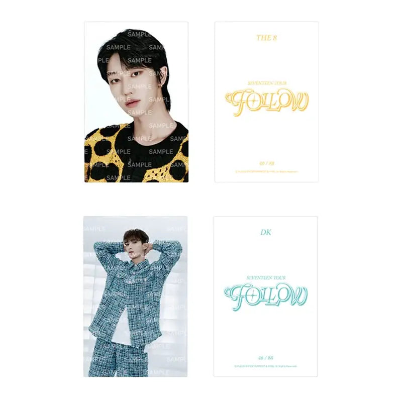 SEVENTEEN - Follow - Trading Card Set - SEVENTEEN - Collectible Trading Cards - Harumio
