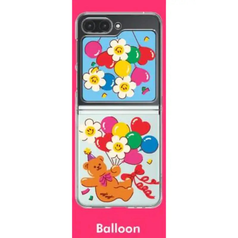Wiggle Wiggle - Galaxy Z Flip 5 Transparent Case - Wiggle Wiggle - Phone Case - Harumio