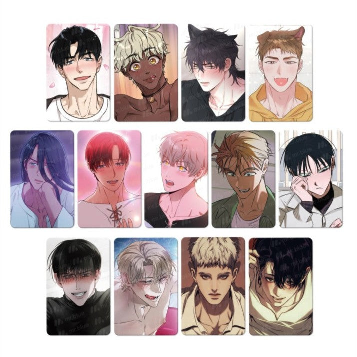 Hot & Sexy Bakery - Photocard and Mini Acrylic - Mr. Blue - Acrylic Stand - Harumio