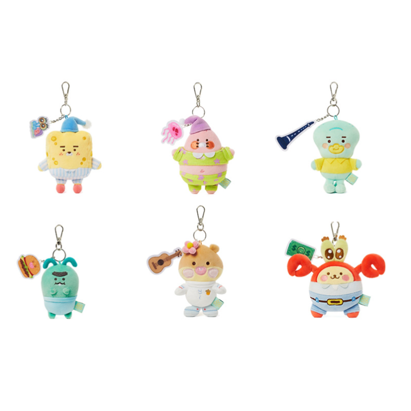 SpongeBob x Kakao Friends - Baby Keyring Dolls (6 Types)