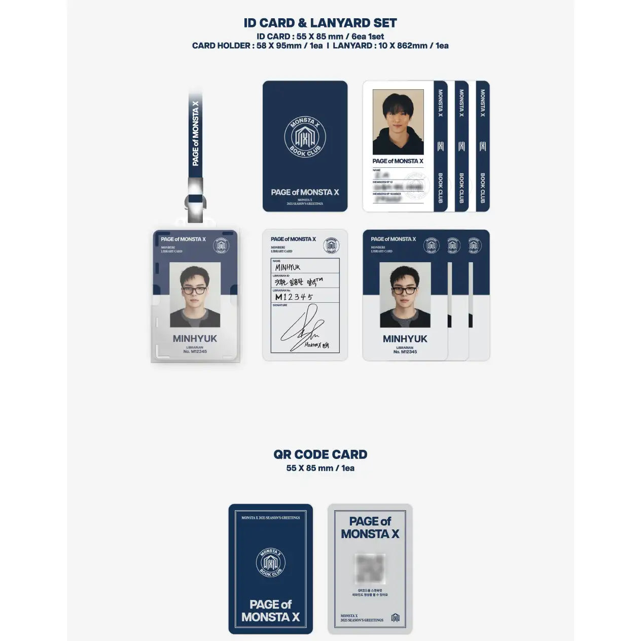 MONSTA X - 2025 Season's Greetings (PAGE of MONSTA X) - Starship Entertainment - Merchandise - Harumio