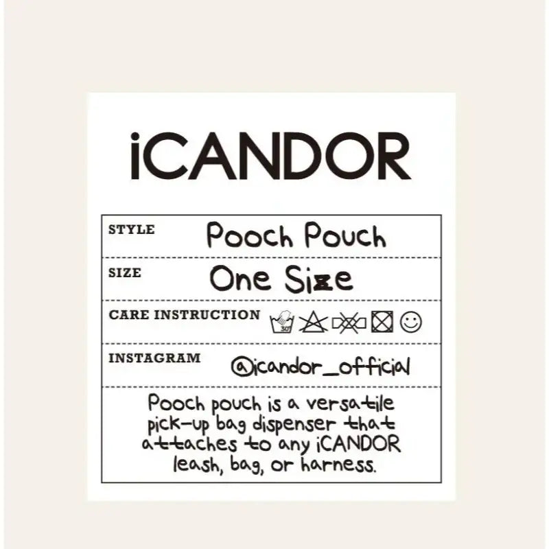 iCANDOR - Pooch Pouch - iCANDOR - Pet Pouch - Harumio
