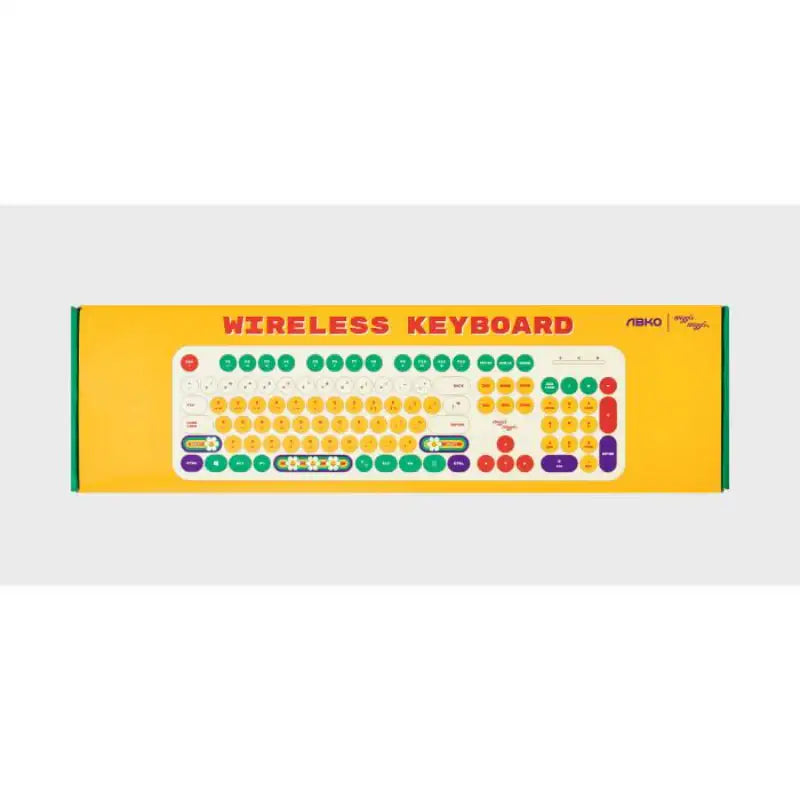 Wiggle Wiggle x ABKO - Wireless Keyboard & Vertical Mouse Set - Wiggle Wiggle - Mouse - Harumio