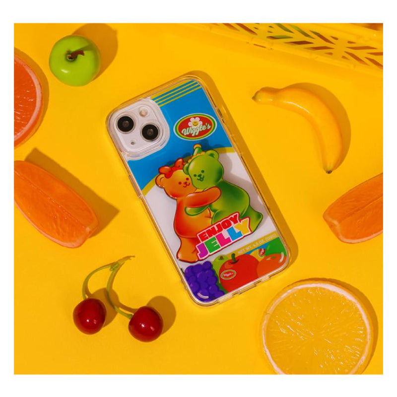 Wiggle Wiggle - iPhone Transparent Case & Big Griptok Set 3