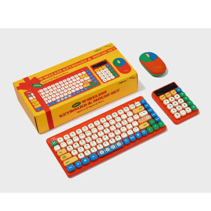 Wiggle Wiggle x ABKO - Wireless Keyboard and Mouse Set - Wiggle Wiggle - Keyboard - Harumio
