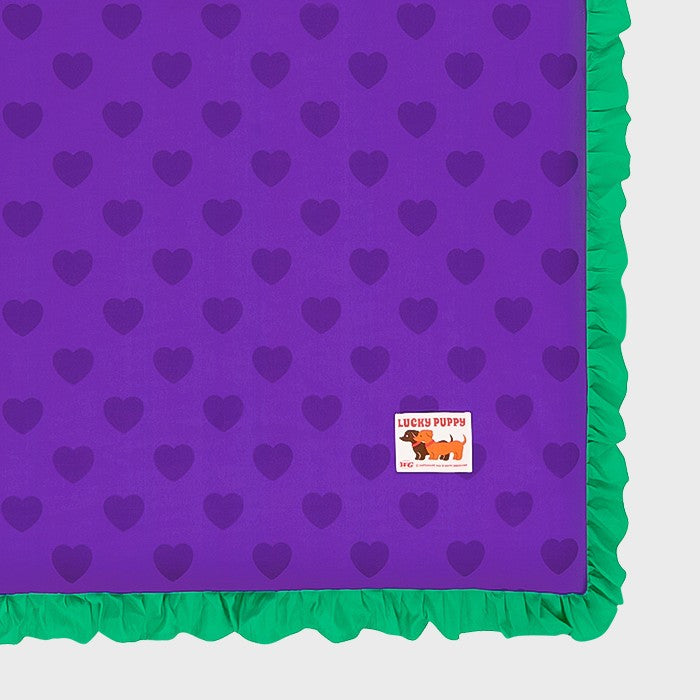 Wiggle Wiggle - Cooling Comforter & Pillowcase Set (Lucky Puppy Purple)