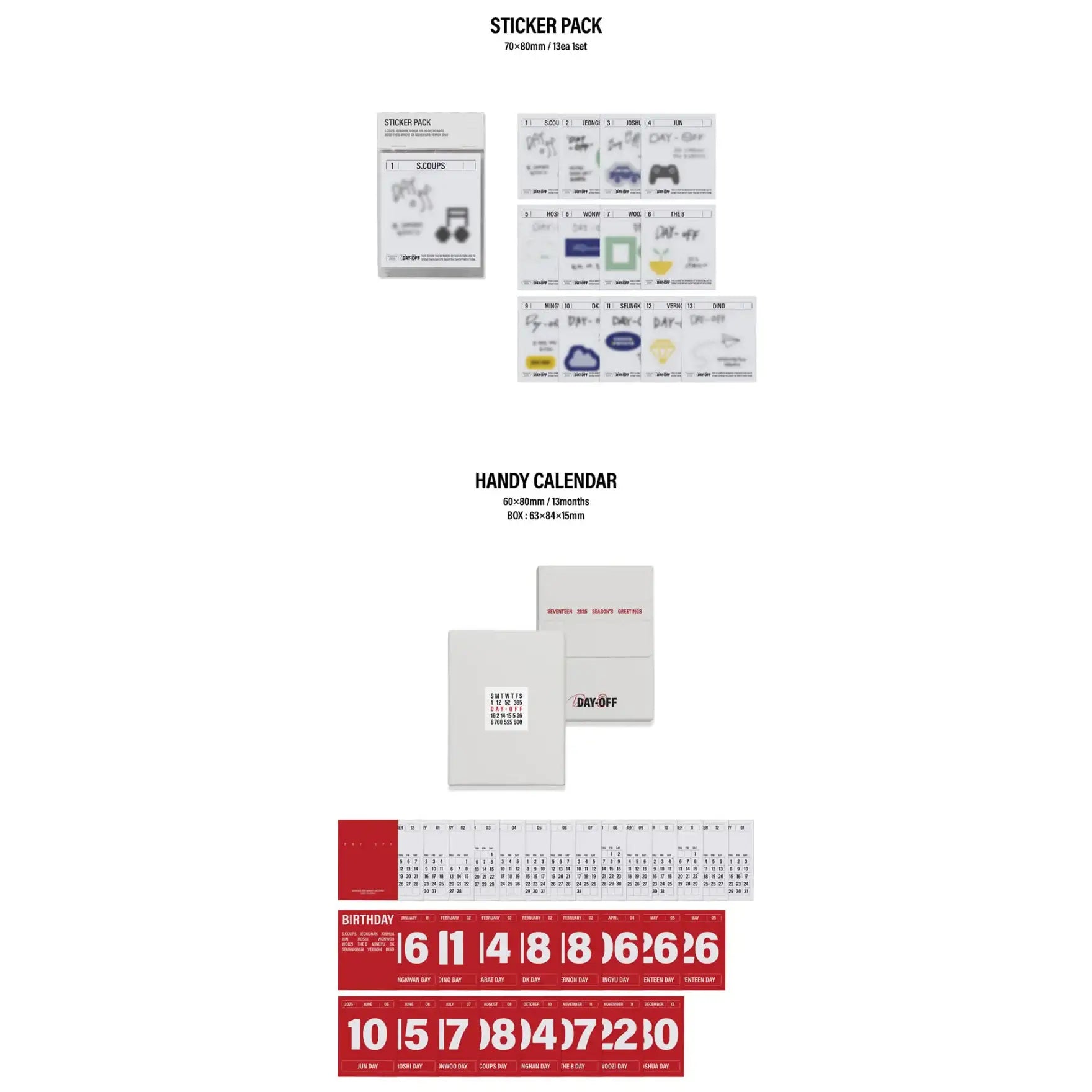 SEVENTEEN - 2025 Season's Greetings - HYBE Label - Merchandise - Harumio