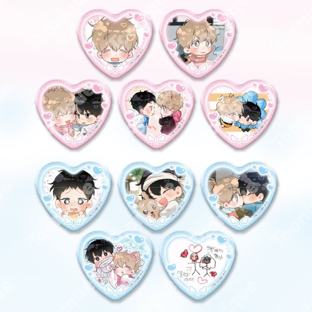 Hyung's Omega x Toonique - Heart Can Badge (Random)