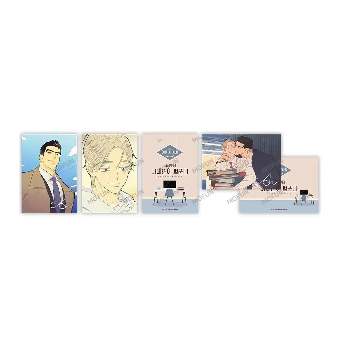 Work Love Balance x Mofun - A5 Illustration Colored Paper - Mofun - A5 Illustration Colored Paper - Harumio