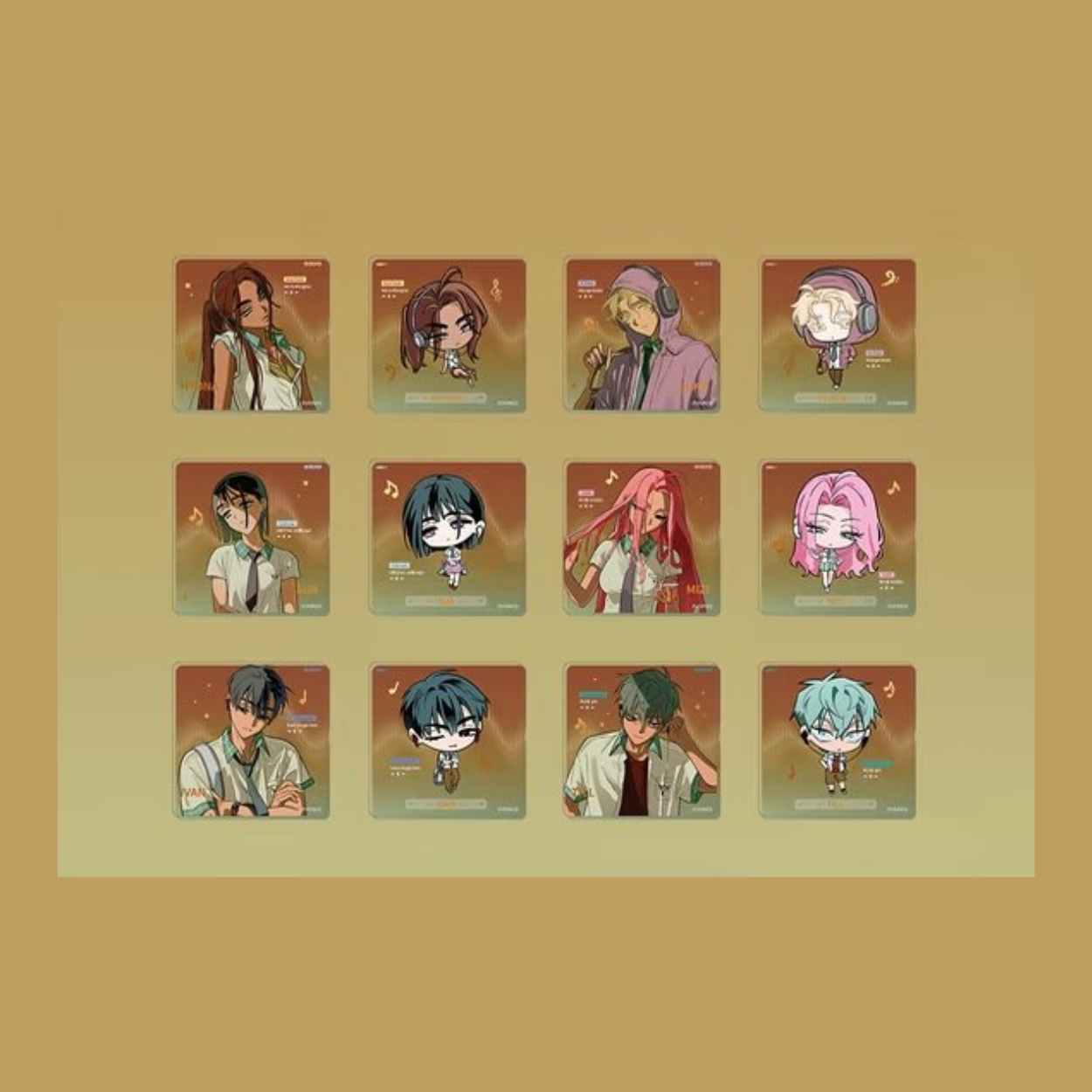 Alien Stage Zombie Stage: Fading Youth - Acrylic Coasters