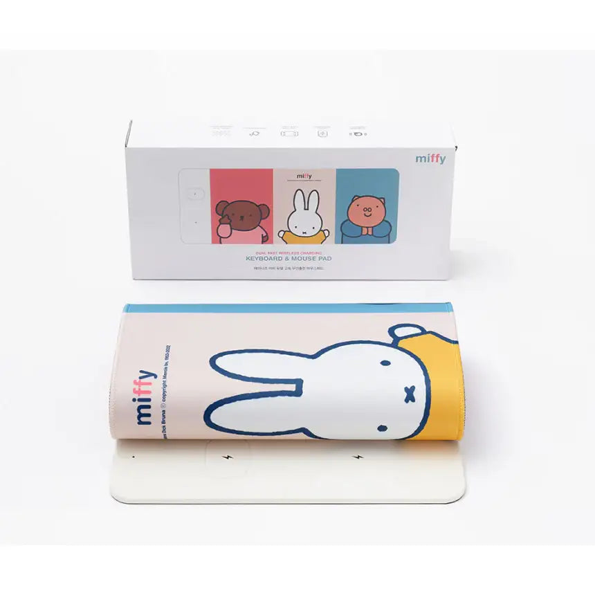 Day Needs - Miffy Dual Wireless Charging Mouse Pad - Day Needs - Home & Living, Accessories - Harumio