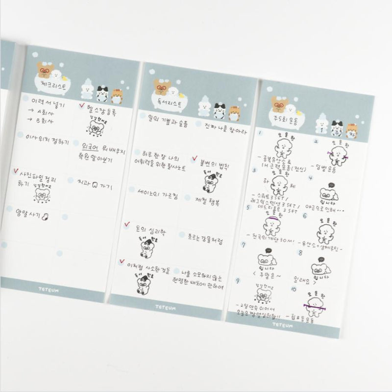 Teteum - Long Memo Pad 2
