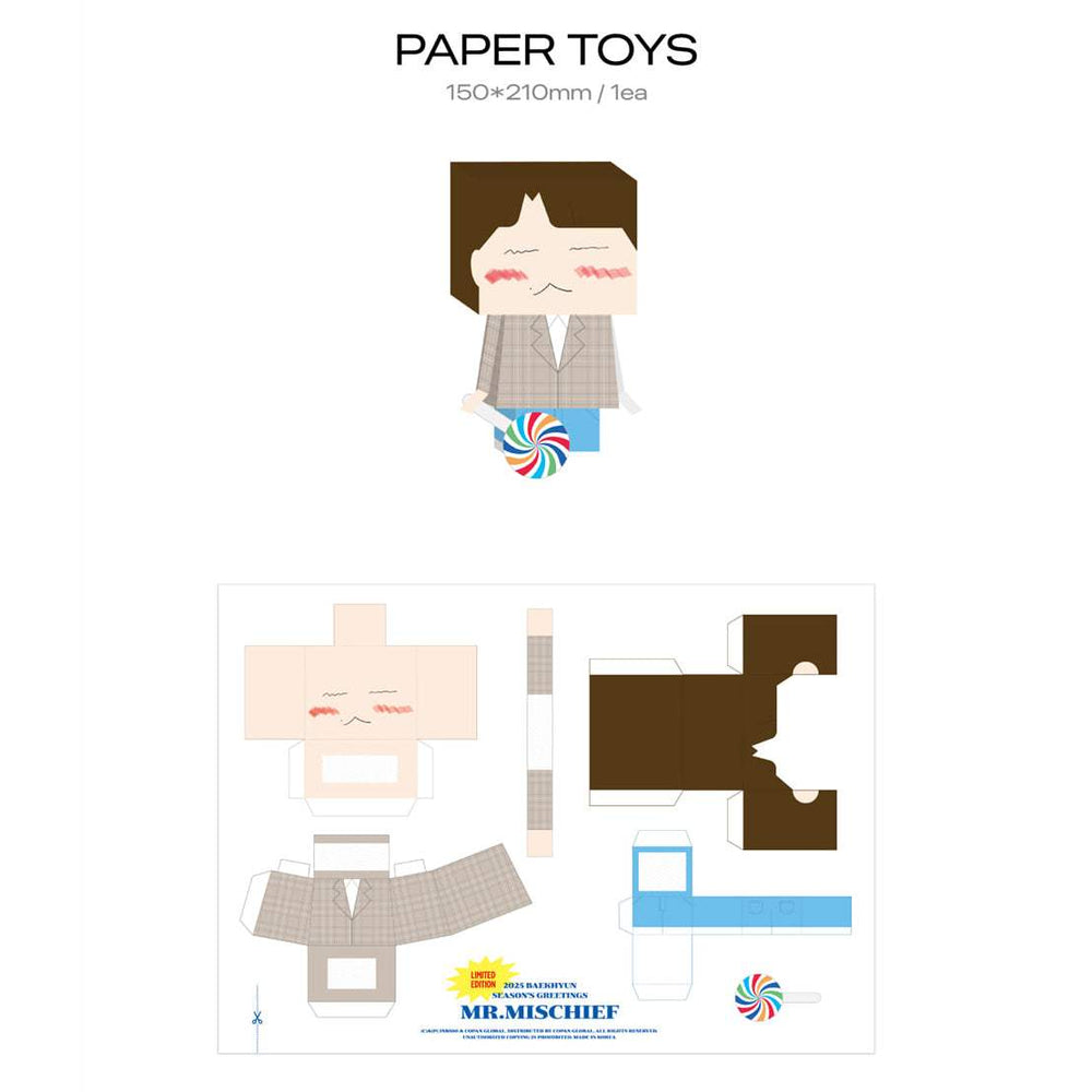 BAEKHYUN - 2025 Season's Greetings (Mr. Mischief) - INB100 - Merchandise - Harumio