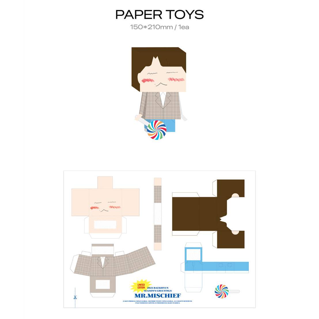 BAEKHYUN - 2025 Season's Greetings (Mr. Mischief) - INB100 - Merchandise - Harumio