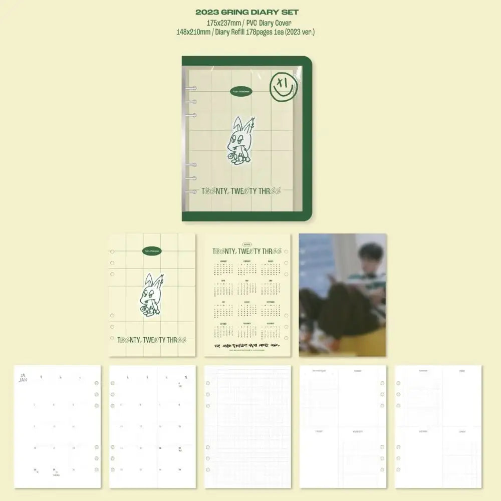 WONHO - Travel In 2023 / Vacation In 2024 : 2023 & 2024 Season's Greetings - Danal Entertainment / Highline Entertainment - Merchandise - Harumio