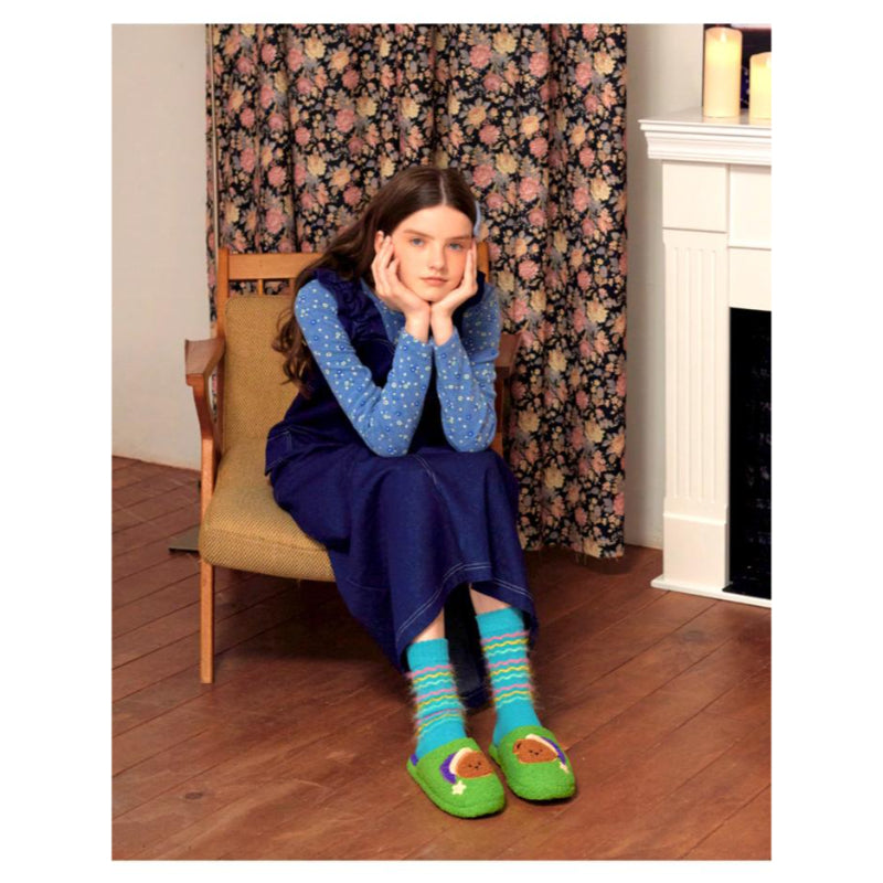 Wiggle Wiggle - Teddy Bear Fleece Home Slipper