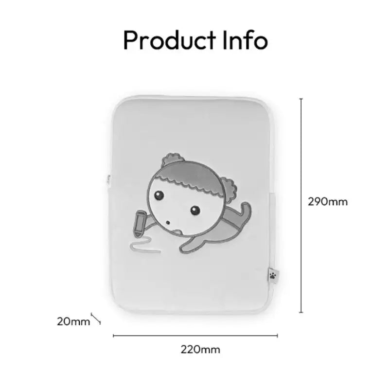 Maru Is a Puppy - Tablet Pouch - Webtoon Friends - Tablet Pouch - Harumio