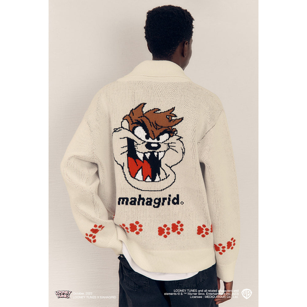 Mahagrid x Looney Tunes - TAZ COWICHAN Knit Sweater