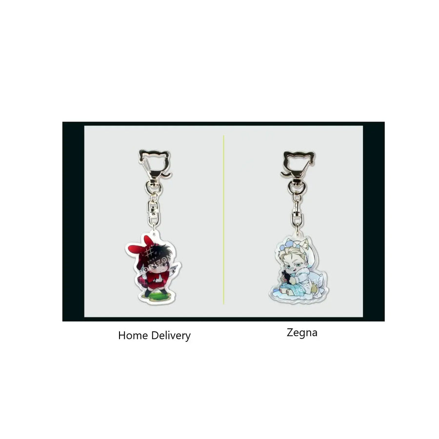 Winter Horror Land - Codename Anastasia Acrylic Keyring - Winter Horror Land - Keyring - Harumio