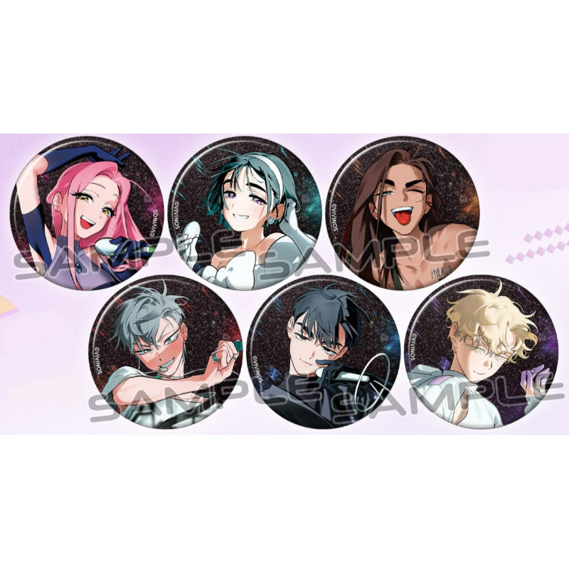 ALIEN STAGE TOP 6 FAIR in Animate - Glitter Can Badge Collection