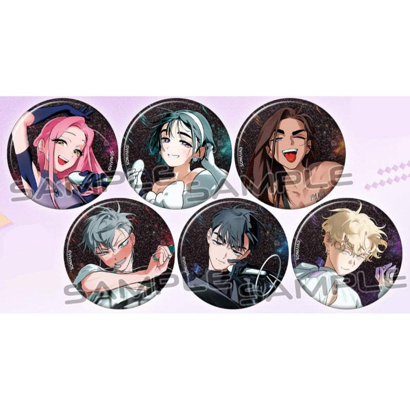 ALIEN STAGE TOP 6 FAIR in Animate - Glitter Can Badge Collection - Animate Online - Can Badge - Harumio