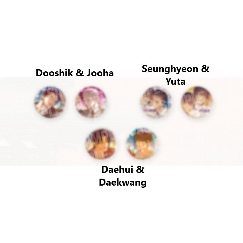 Pearl Boy: Ignite the Dawn (LEBOM CAFE) - Can Badge Set