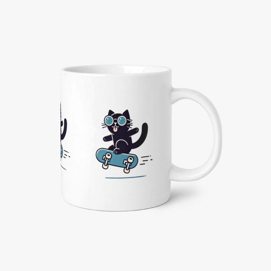 Egg Cartop - Meditating Cat 53 Basic Mug - Marpple Shop - Mug - Harumio