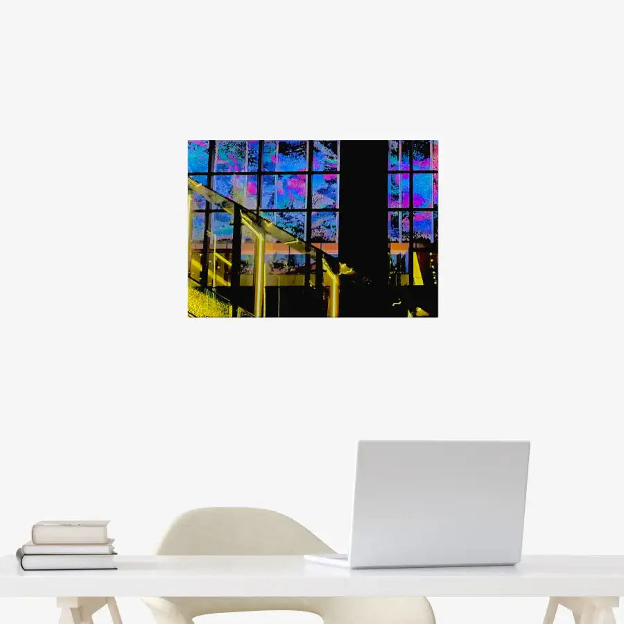 Ocean Garden - Neon All Night Long A3 Poster - Marpple Shop - Poster - Harumio