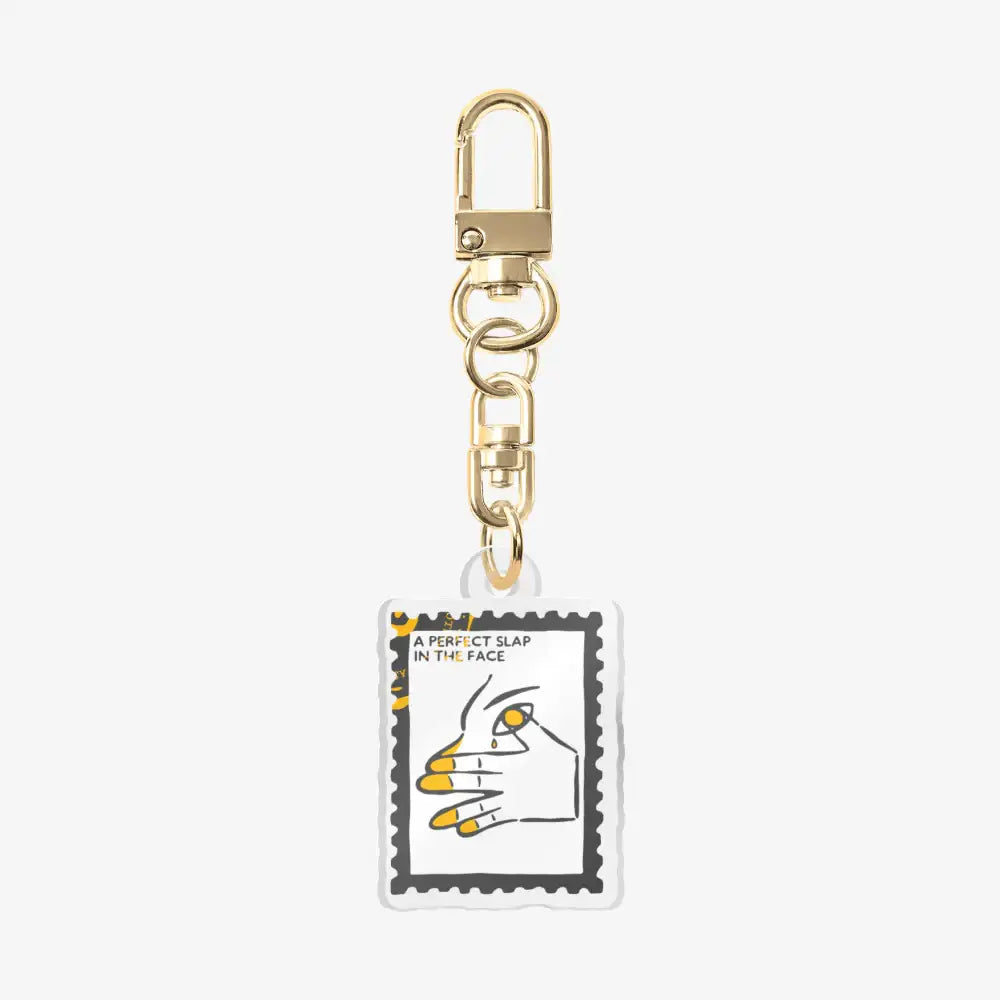 Liquid Shadow Studio - Stamp Face Acrylic Keyring - Marpple Shop - Keyring - Harumio