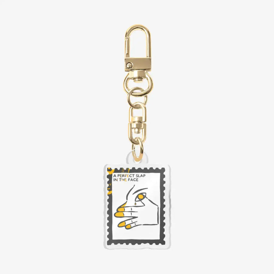 Liquid Shadow Studio - Stamp Face Acrylic Keyring - Marpple Shop - Keyring - Harumio