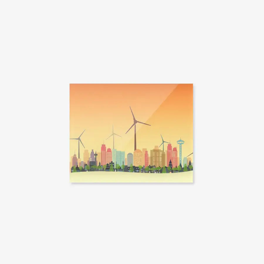 The Plan - Windmill Glossy Diasec Frame - Marpple Shop - Frame - Harumio