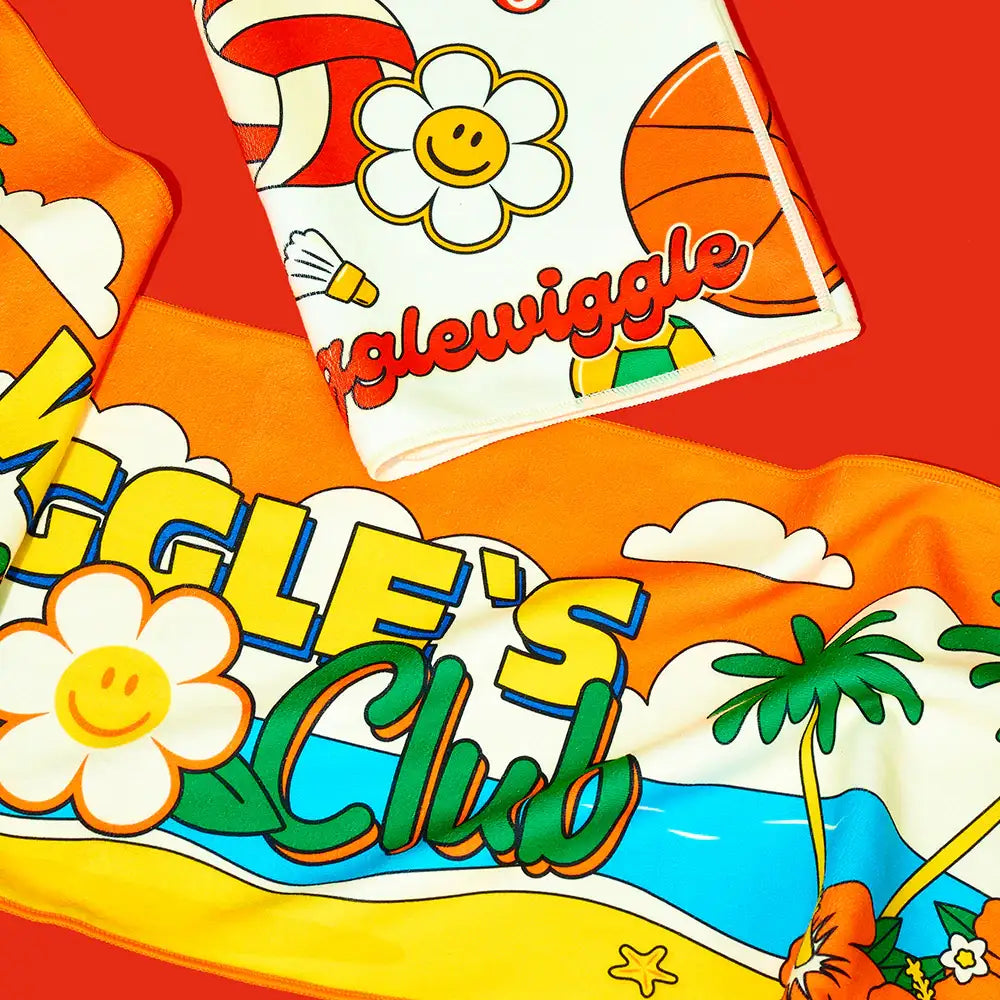 Wiggle Wiggle - Sports Towel - Wiggle Wiggle - Towel - Harumio