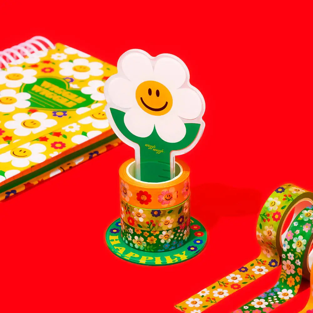 Wiggle Wiggle - Spring Garden Masking Tape 3 Types SET - Wiggle Wiggle - Masking Tape - Harumio