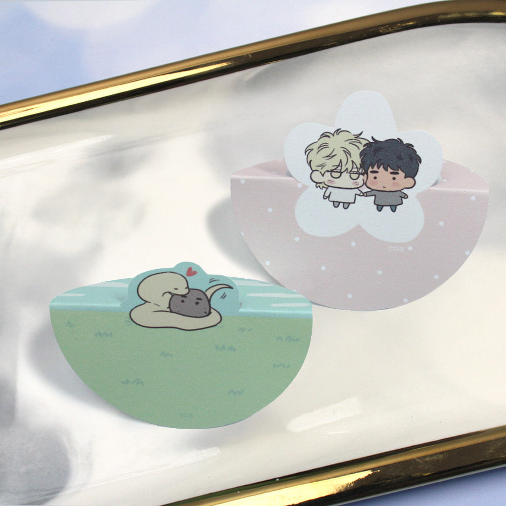 The Sacred Serpent's Seduction - Shinpumbeop Circular Memo Pads