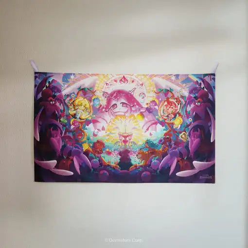 Cookie Run - Kingdom Garden of Sweet Delights Fabric Poster - Cookie Run - Fabric Poster - Harumio