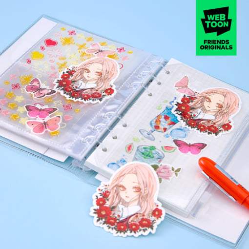 Knife in Her Heart - Sticker Pack - Webtoon Friends - Sticker - Harumio
