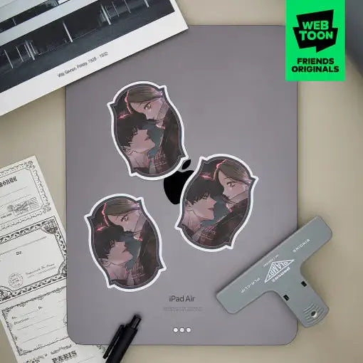 Tears on a Withered Flower - Sticker Pack - Webtoon Friends - Sticker - Harumio