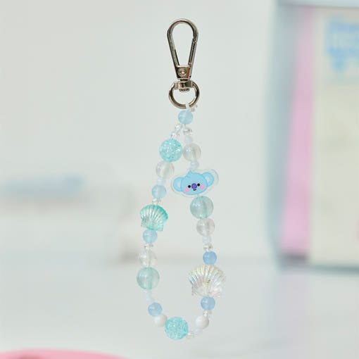 BT21 - BABY PEARL Beads Keychain - Line Friends - Keychain - Harumio