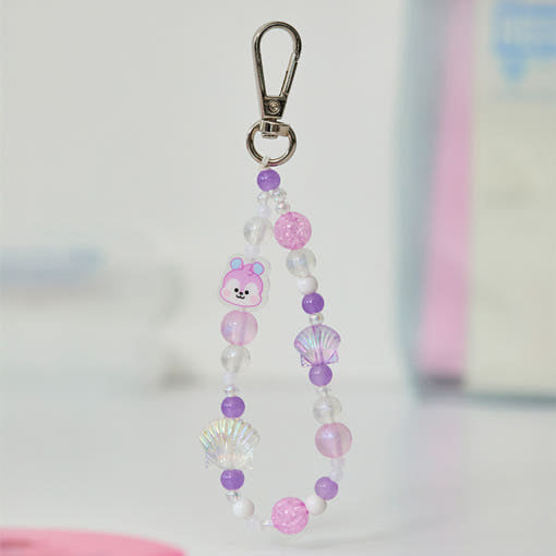 BT21 - BABY PEARL Beads Keychain - Line Friends - Keychain - Harumio