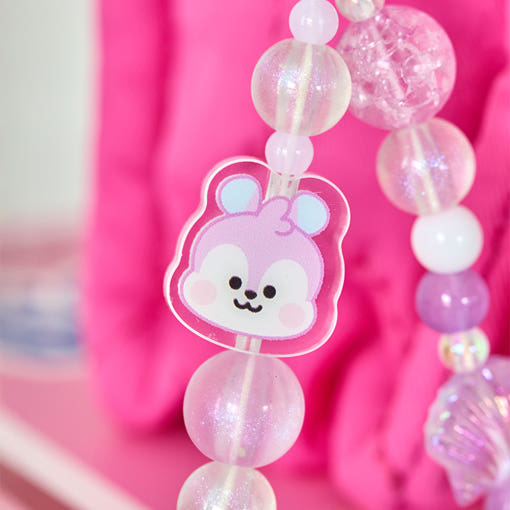 BT21 - BABY PEARL Beads Keychain - Line Friends - Keychain - Harumio