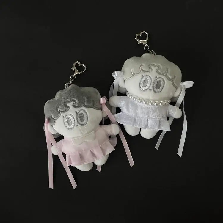 Standard Love Dance - LEEGONG Black Cherry Pie Doll Keyring - Line Friends Square - Keyring - Harumio