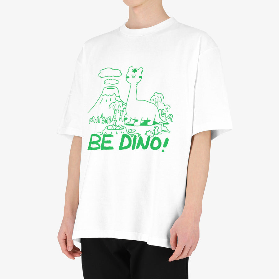 Timid Tiger Coco - BE DINO! Premium Cotton Adult T-shirt
