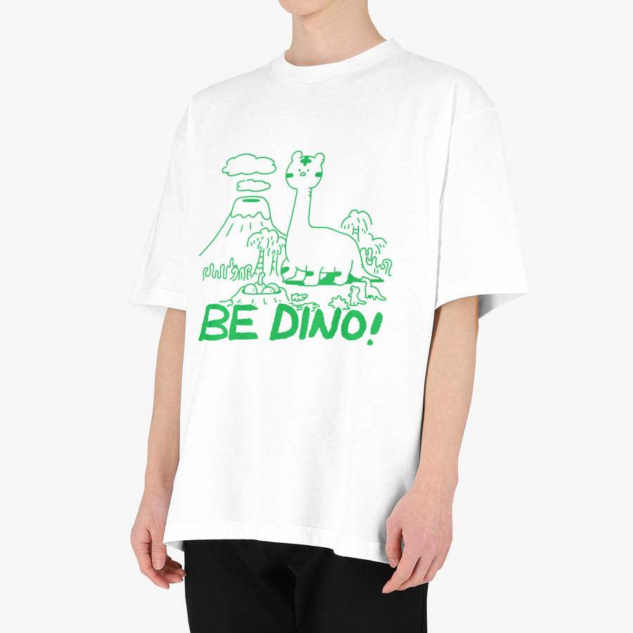 Timid Tiger Coco - BE DINO! Premium Cotton Adult T-shirt - Marpple Shop - T-Shirt - Harumio