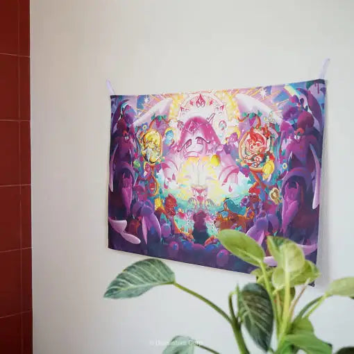 Cookie Run - Kingdom Garden of Sweet Delights Fabric Poster - Cookie Run - Fabric Poster - Harumio