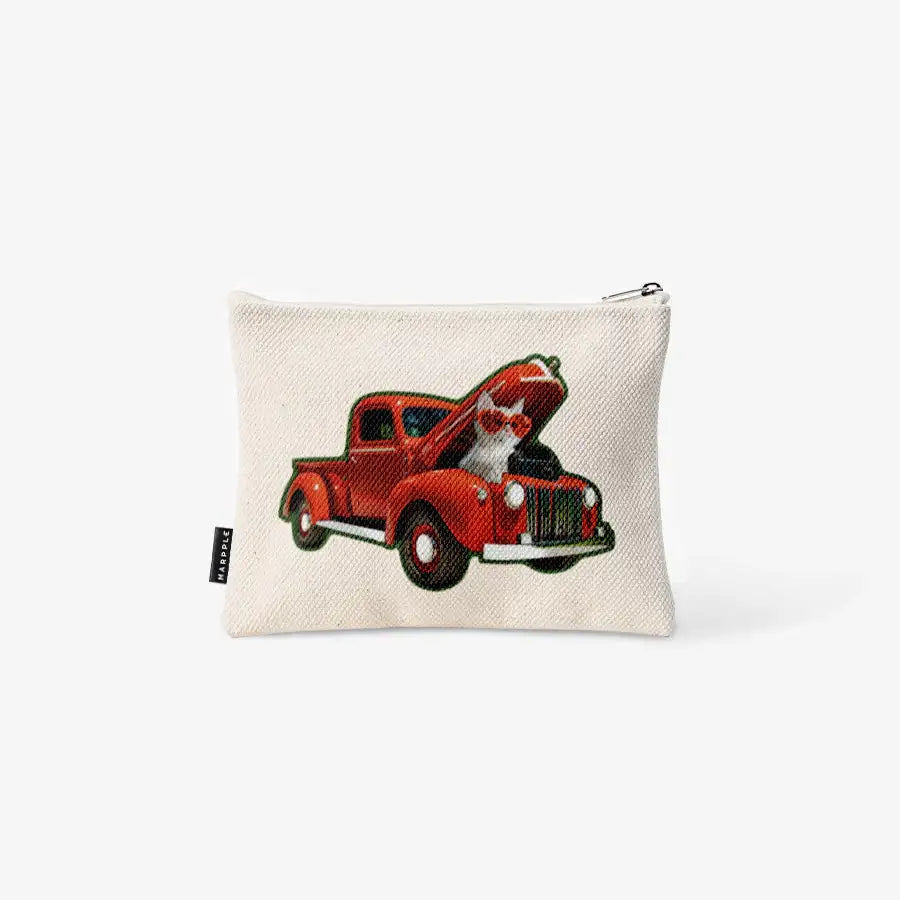 Poikilo - Old Car Cat Pouch - Marpple Shop - Pouch - Harumio