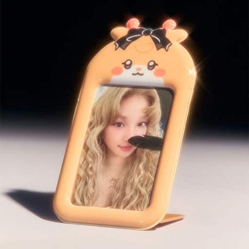 Line Friends - (G)I-DLE Minini PVC Photocard Holder Stand - Line Friends - Photocard Holder Stand - Harumio